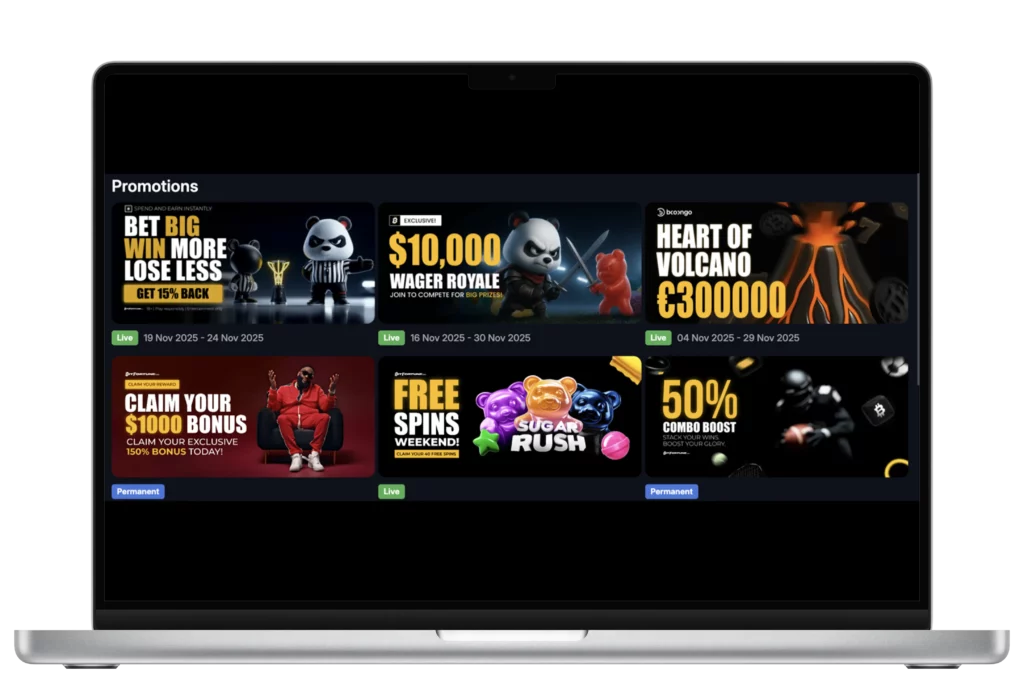Bitfortune bonuses
